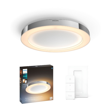 LED Plafond ADORE Deckenleuchte für Badezimmer 25W IP44 CCT PHILIPS HUE Bluetooth + Dimmschalter