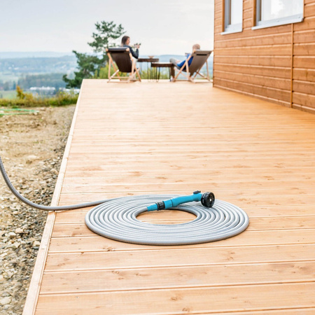 Gartenwasserschlauch 22,5m dehnbar mit Pistole und Kupplungen BASIC CELLFAST