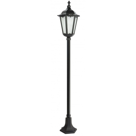 Außengartenlampe LATERNE E27 Retro Classic K 5002/1 164cm schwarz Su-Ma