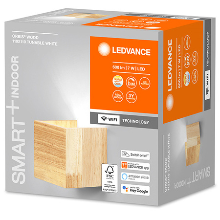 SMART+ WIFI Wandleuchte Smarte Wandleuchte 7W ORBIS SWAN WOOD LEDVANCE