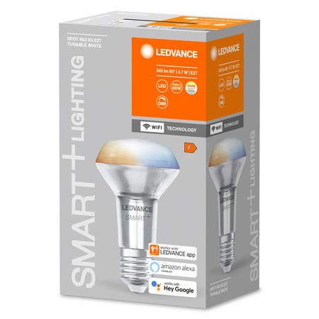 LED-Lampe E27 R63 4,7W = 40W 345lm CCT 45° LEDVANCE SMART+ WIFI Dimmbar