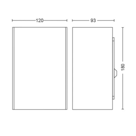 Philips HUE Resonate Laterne Außenwandleuchte 17464/30/P7
