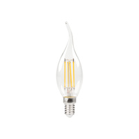 LED-Lampe E14 Edison C35 3.4W = 40W 470lm 2700K Warm Clear XLED Filament Kanlux