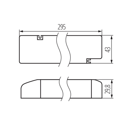 Elektronisches Konstantspannungsnetzteil LC 24V 100W KANLUX