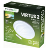 Plafond LED-Anbauleuchte VIRTUS2 48W IP44 CCT Weiß Rund 38cm + LUMILED PILOT