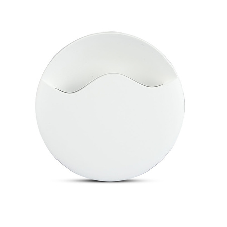 Orientierungslampe LED-Nachtlampe 0,45W 4000 K mit Dämmerungssensor rund weiß Samsung Chip VT-83 V-TAC