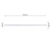 LED-Langfeldleuchte 54W 5820lm 4000K Neutral 120° Weiß Flat Masterled