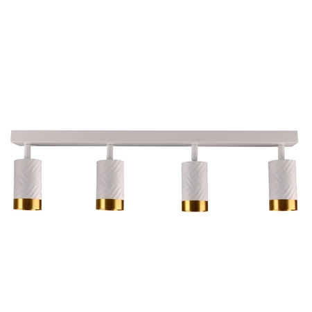 LED Decken-/Wandleuchte 4 x GU10 ARRAS Weiß GOLDLUX (Polux)