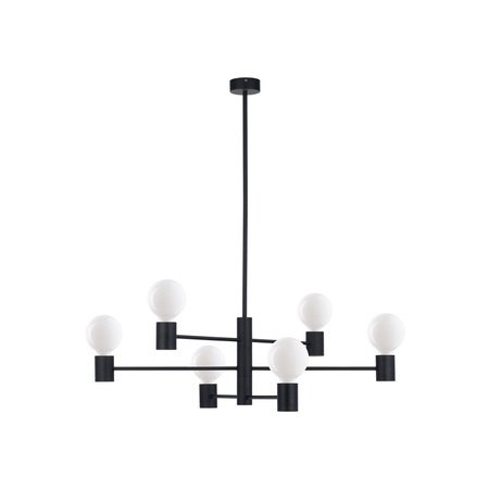RADIUS VI Pendelleuchte 7932 Nowodvorski Schwarz 6xE27 Decke Loft Kronleuchter