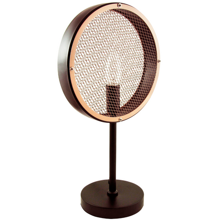 ARETE E14 Schwarz-Goldene Tischleuchte GOLDLUX (Polux)