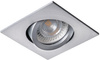 Quadratische Halogen-Deckeneinbauleuchte EVIT MR16 Gx5,3 Aluminium Kanlux