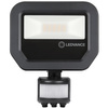 LED-Fluter 10W 1200lm 4000K IP65 Schwarz mit Bewegungs- und Dämmerungssensor LEDVANCE Floodlight