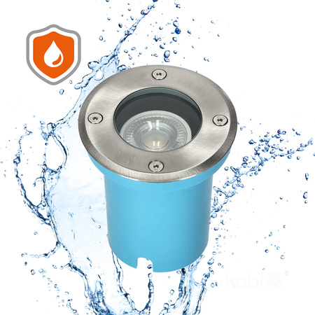 Bodenaufbauleuchte GU10 IP65 IK09 Rund ENTRADA 2 KOBI