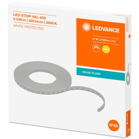 LED-Streifen 24V 27W 300LED Warm IP65 5m Ledvance