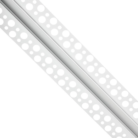 Architektonisches Aluminium LED-Profil für Gipskartonplatten mit Klarglasabdeckung, 1m LUMILED