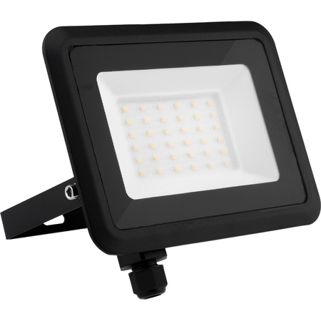 LED Fluter 30W 2550lm 4000K IP65 Schwarz SOLAS