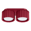 Anbauleuchte 2x GX53 Aluminium Burgundy Aura Deep Space SL.1823 Sollux
