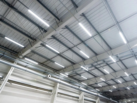 LED-Langfeldleuchte 36W 3820lm 4000K Neutral 120° Weiß Flat Masterled