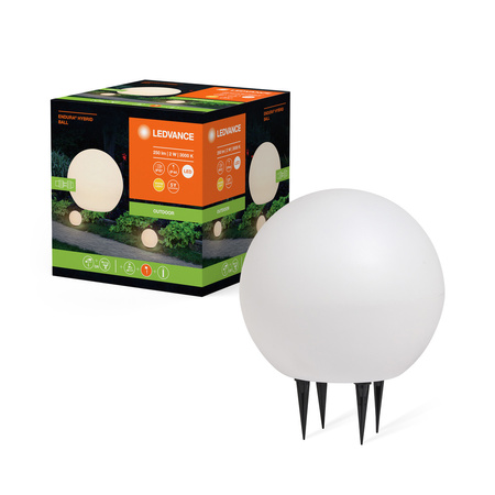 LED-Außenleuchte Ball LED Driven 2W IP44 Weiß LEDVANCE