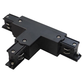 Dreifach-T-Verbinder für dreiphasige Sammelschienen schwarz