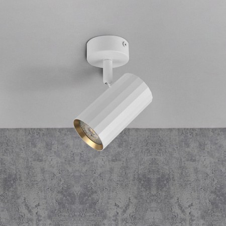 Wand- und Deckenstrahler GU10 Weißgold NICEA Sanico Goldlux