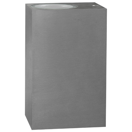 Up and Down LED-Gartenwandleuchte 2xGU10 BOSTON GOLDLUX (Polux) RECHTECKIG SATIN