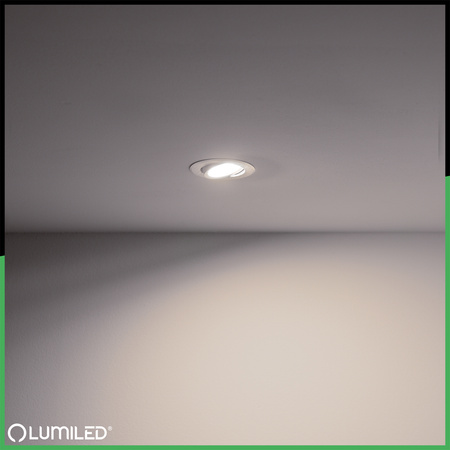 Halogen-Deckeneinbauleuchte Kreisförmig beweglich MR16 Weiß TRIAM LUMILED