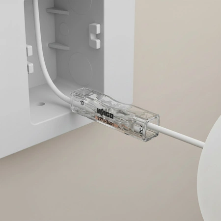 Installationsverbinder Schnellverbinder 2773-2401 Durchgangsloch 2x4mm WAGO