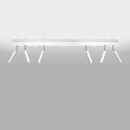 EYETECH Deckenleuchte 6xG9 Reflektor Halogen Leuchte Beweglich 100cm Weiß SOLLUX