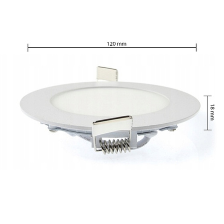 LED-Panel Deckenleuchte 6W 480lm 6500K Kalt-Einbau Rund weiß Proma Masterled