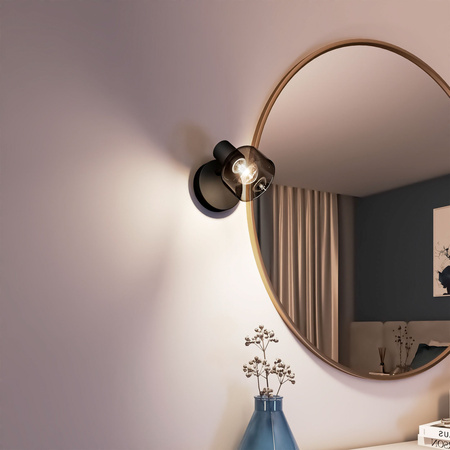 Wandleuchte E14 LED Schwarz Sleet Philips