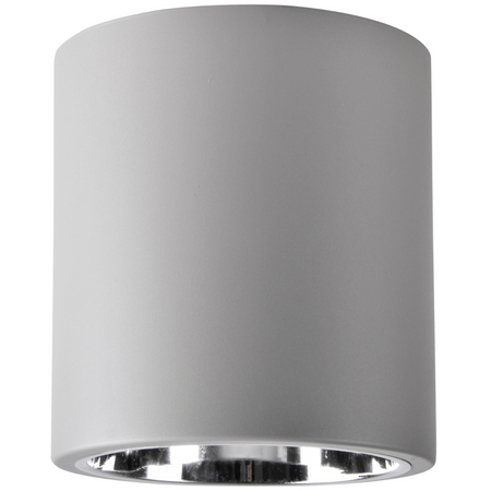 Aufbauleuchte JUPITER 17 E27 Metall rund grau GOLDLUX (Polux)