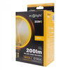 LED-Lampe Glühbirne G130 E27 4W 200lm 1800K Warm FILAMENT Dekorativ ZERO Ecolight