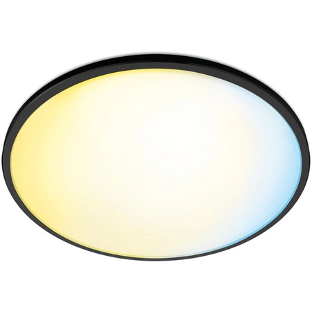 Plafond LED Deckenanbauleuchte 14W CCT Schwarz Rund SMART WiFi WiZ