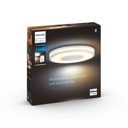 LED BEING Decke Plafond Weiß 22.5W CCT PHILIPS HUE Bluetooth Zigbee + Dimmschalter