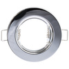 Einbaustrahler GU10, MR16 Einbauspot HALOGEN Runde Fest Chrom Blech LUMILED