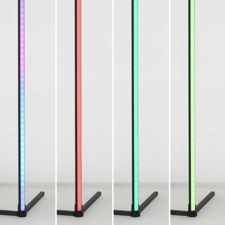 LED Stehlampe Schwarz CCT RGB Anwendung Smart Pilot