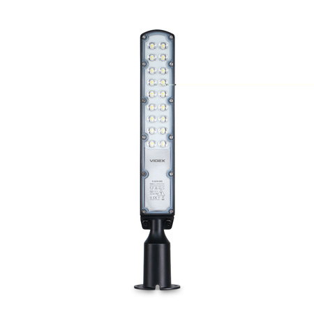 LED-Straßenlampe 50W 5000lm 5000K Neutral 130° 0.25A Schwarz VIDEX