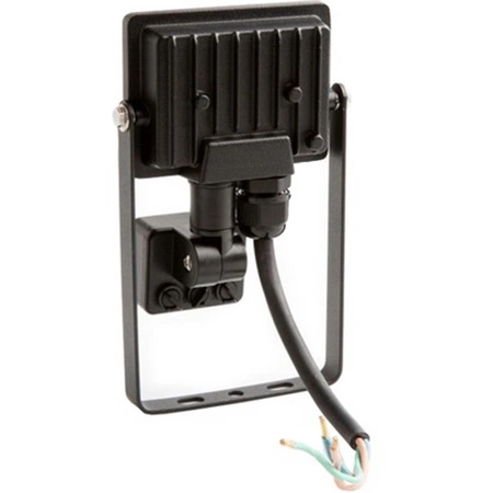 LED Fluter 10W 900lm 6500K IP65 Schwarz mit Bewegungssensor