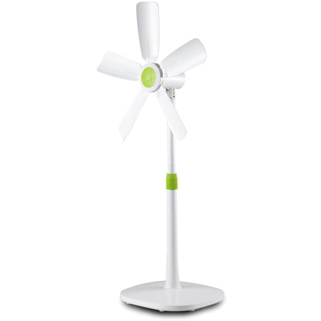 Standventilator Luftzirkulator Bodenventilator leise weiß und grün