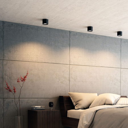 LED PHASE Anbauleuchte 6.5W 2700K Dimmbar Beweglich Schwarz PHILIPS