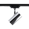 GU10 CHROM Stromschienenstrahler für einphasige Stromschienen Verstellbare Stromschienenleuchte SPOT-Lampe