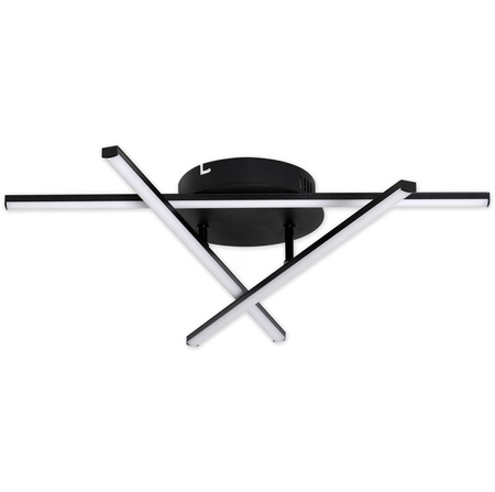 Geometrische Deckenleuchte PLAFON LED-Kronleuchter 27W 4000K schwarz