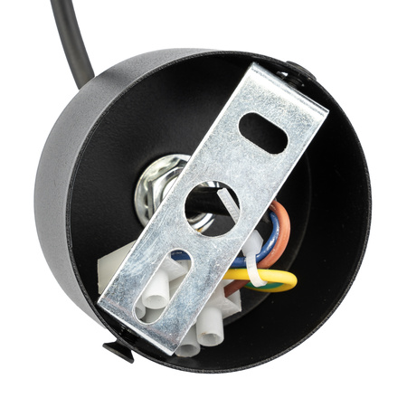 NETZADAPTER FÜR SAMMELSCHIENEN MONTAGESOCKEL 1F SCHWARZ LEUCHTEND