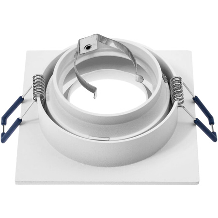 Einbaustrahler GU10, Einbauspot HALOGEN Quadrat Weiß CLARO LUMILED