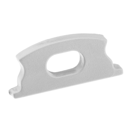 Endkappe für KM24-S Profil mit Öffnung Kunststoff, Silber LUMILED