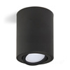 Aufbauleuchte OH36L KOBI ROUND MOVABLE GU10 SCHWARZ