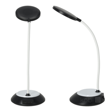 Schreibtischlampe LED 5W Kabellos Dimmbar CCT DIM Schwarz Kobi
