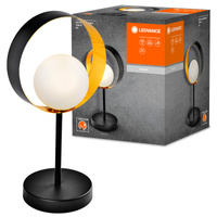 Tischlampe Schreibtisch Leuchte Stehend Dekorativ G9 Schwarz Gold USB-C Dekor Ledvance