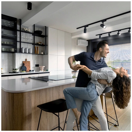 Sammelschiene Gerade 1-Kreis Schalter Intern Schwarz Kobi